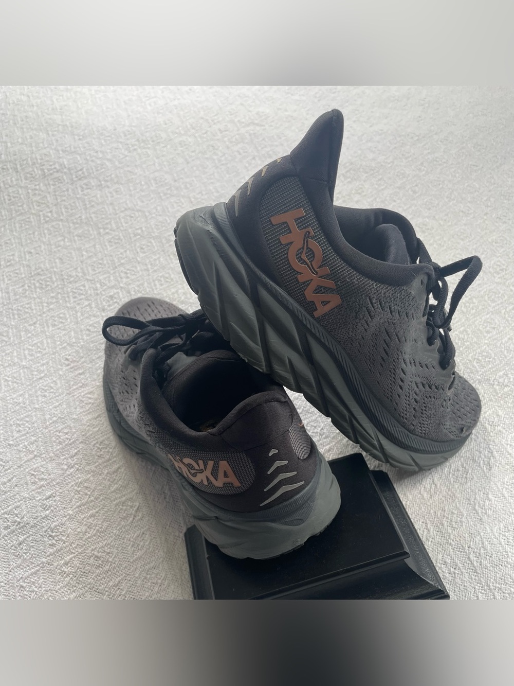 HOKA Gray Running Shoes - Lightweight Support Size 7 B